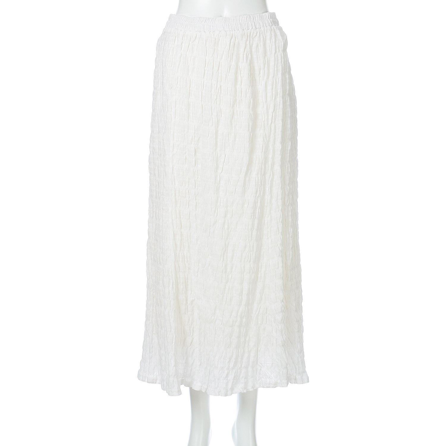 le colis Shirring Flare Skirt