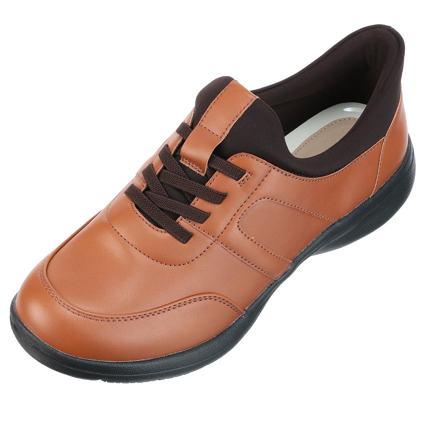 Madras SOFT STEP Quick Fit Shoes SSP3512 Camel/Dark Brown 23.5 cm