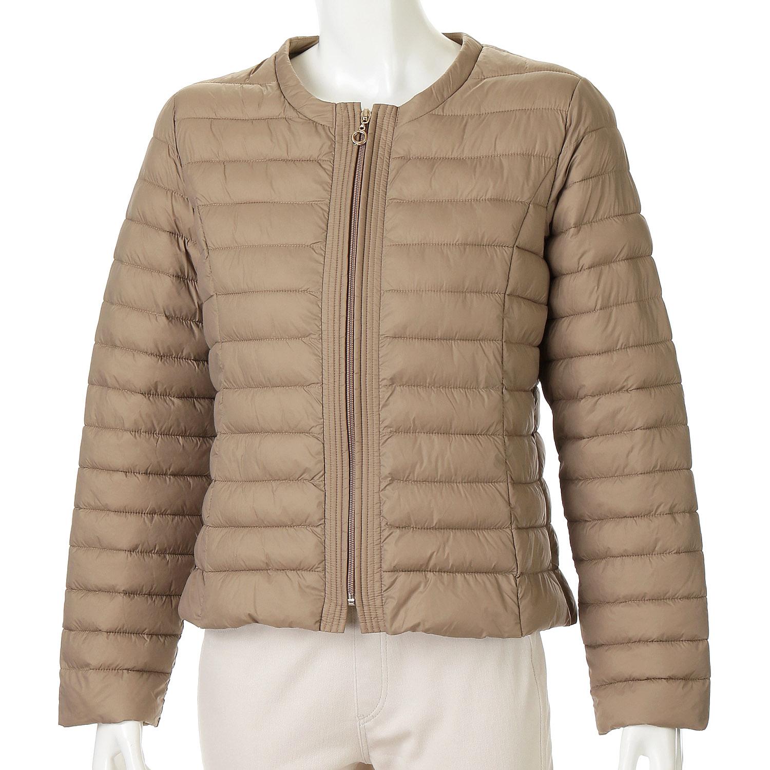 LAPIS ROUGE Fiber Down Short Jacket Taupe 9G