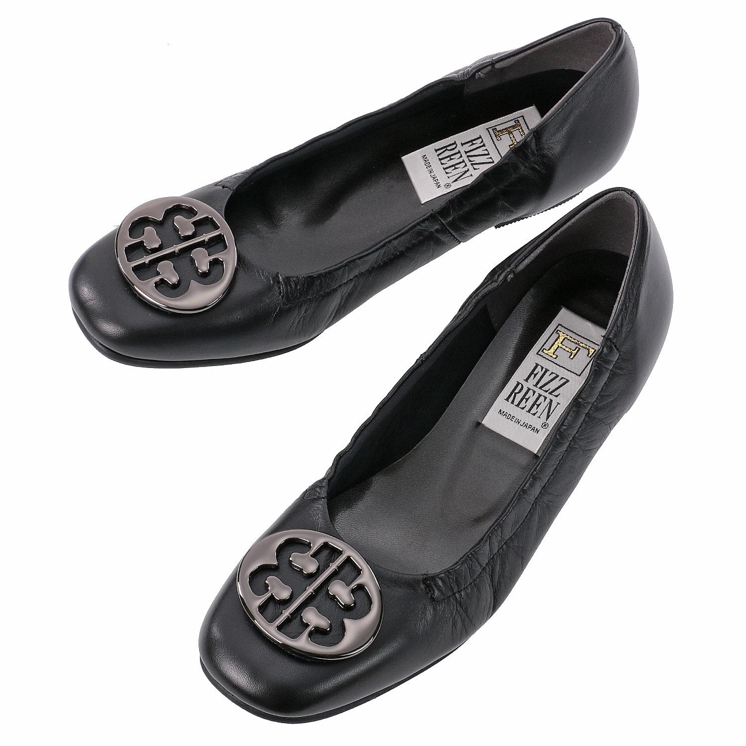 FIZZ REEN Ballet Shoes 300 Black 23.0CM