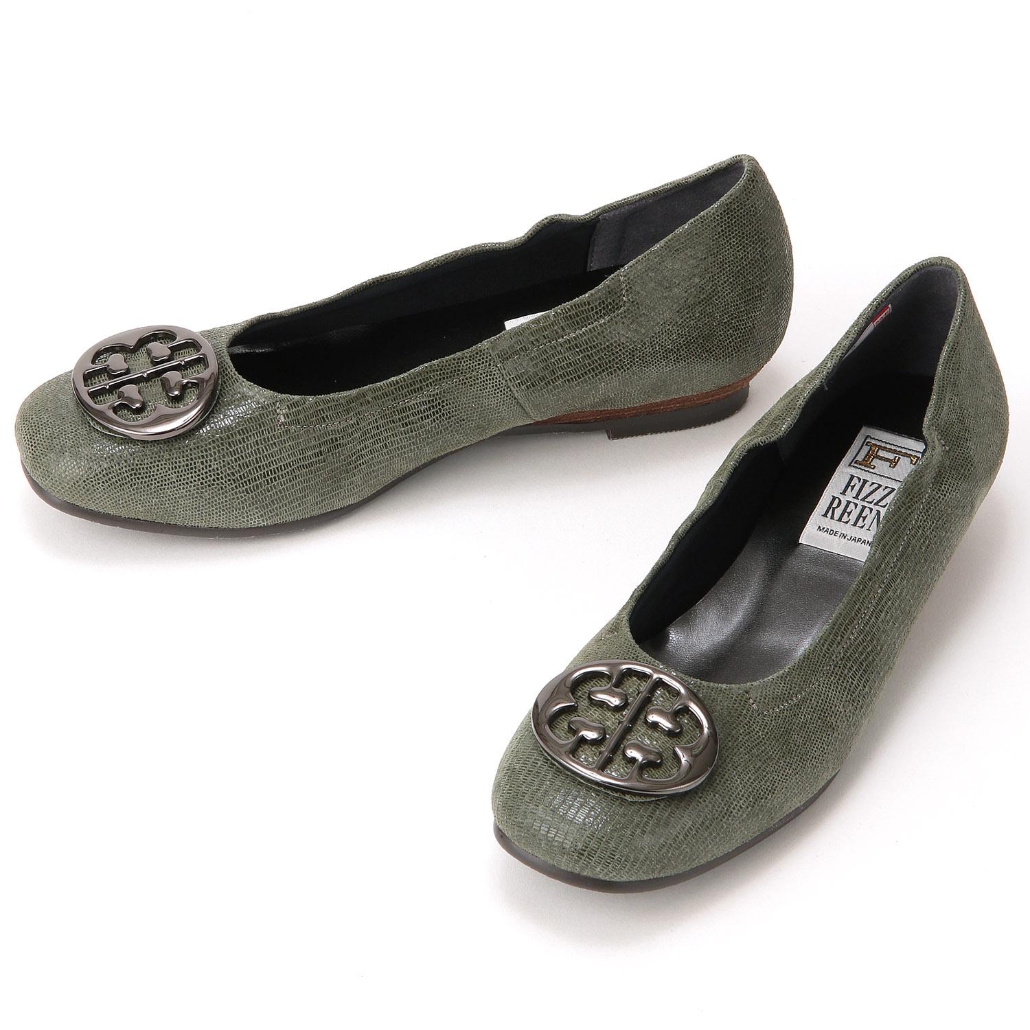 FIZZ REEN Ballet Shoes 300 Khaki 24.0CM