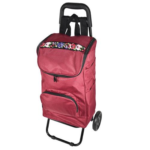 Chenille Flower Carry Cart