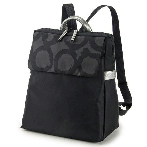 Circle Square Backpack - Black - Titanium