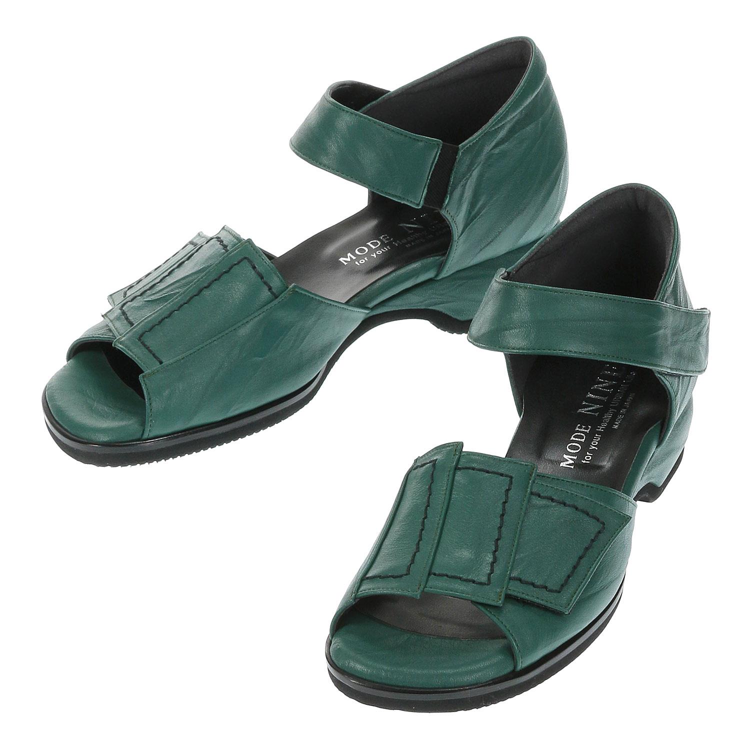 MODE NINE Sandals 120-3784 Green 23.0CM