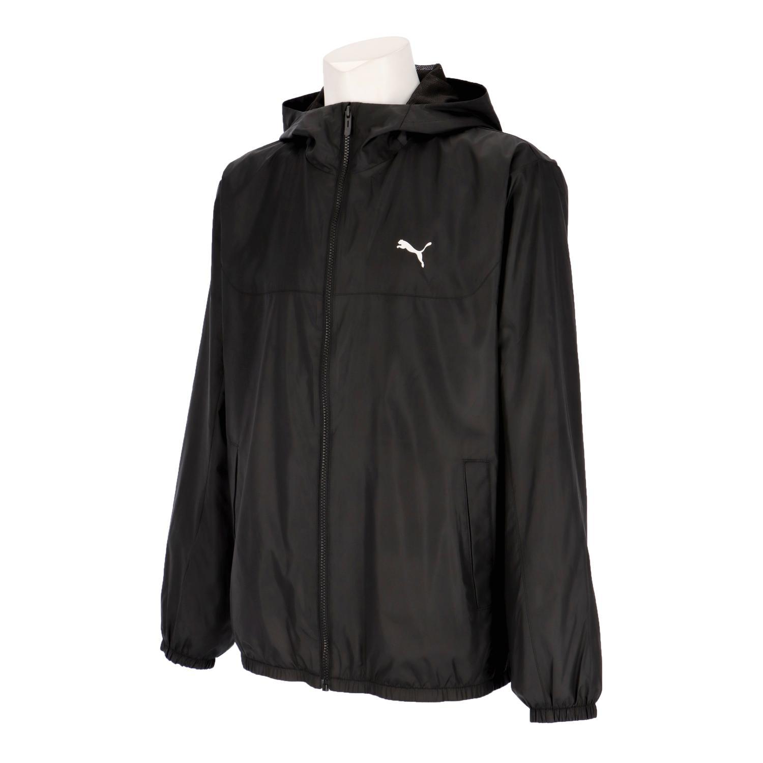 [PUMA] Casual Sports Blouson Outerwear with Mesh Lining ESS Regular Mesh Lining Windbreaker Jacket 687540 Men's 2025 Spring/Summer Color Black (01)