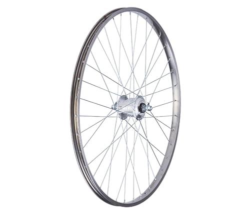 Stainless steel front wheel with hub dynamo