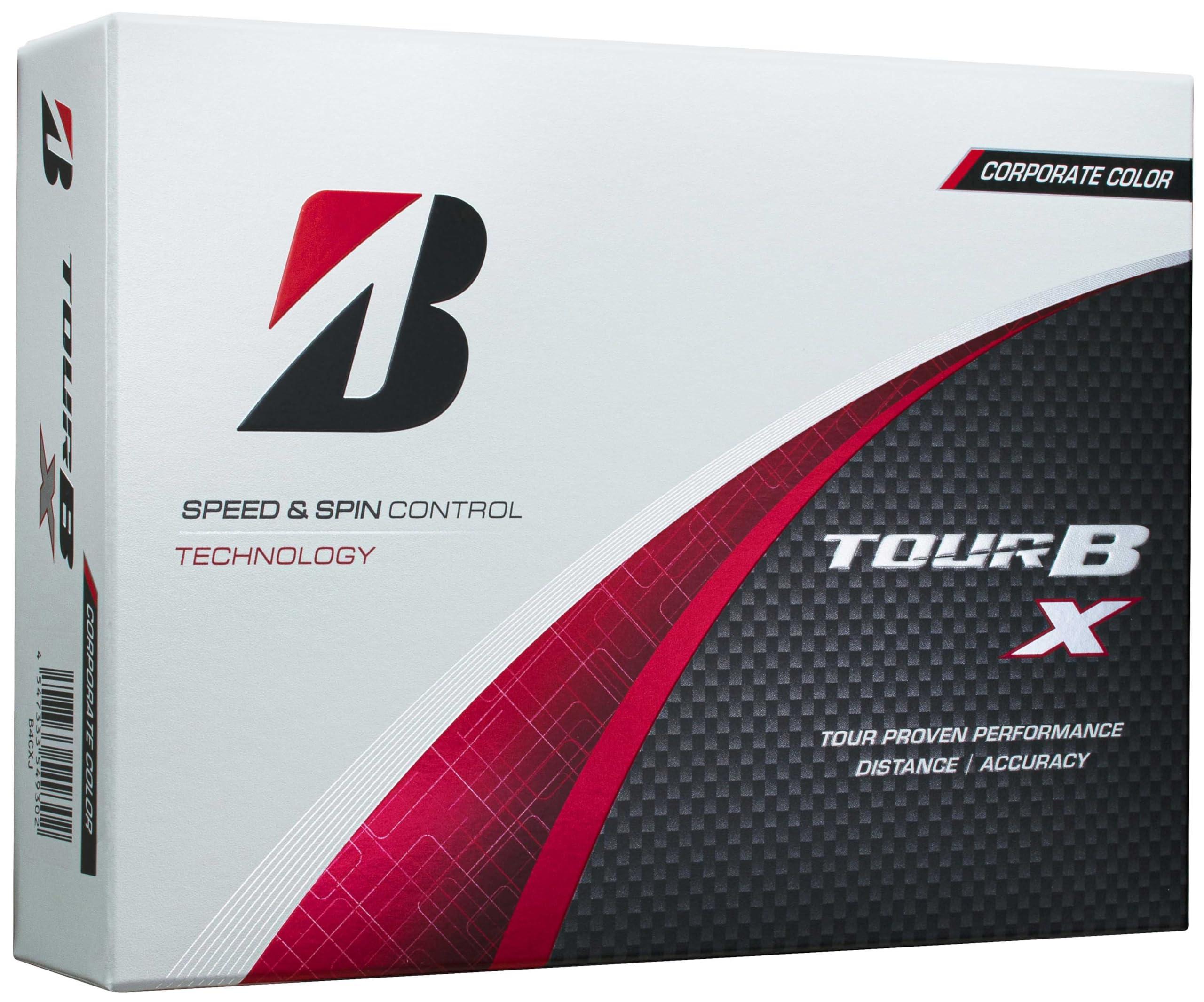 Bridgestone Sports Golf Ball TOUR B X 2025 Model White/Corporate Color B4CXJ 1 Box (12 balls)