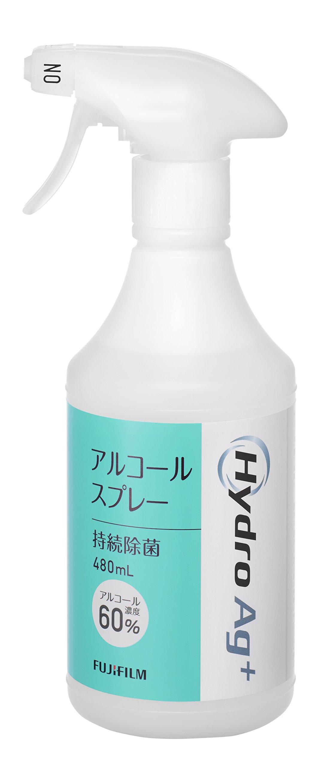 Fujifilm Hydro Ag+ Alcohol Spray (60% Alcohol) Main Unit 480mL 1 Bottle