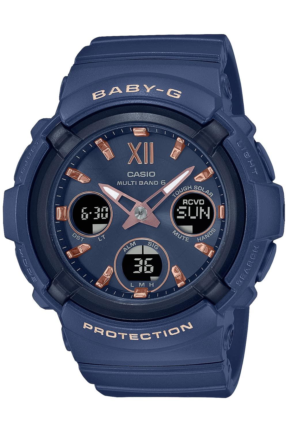 [CASIO] Baby-G Radio-Controlled Solar Watch BGA-2800-2AJF for Women, Blue