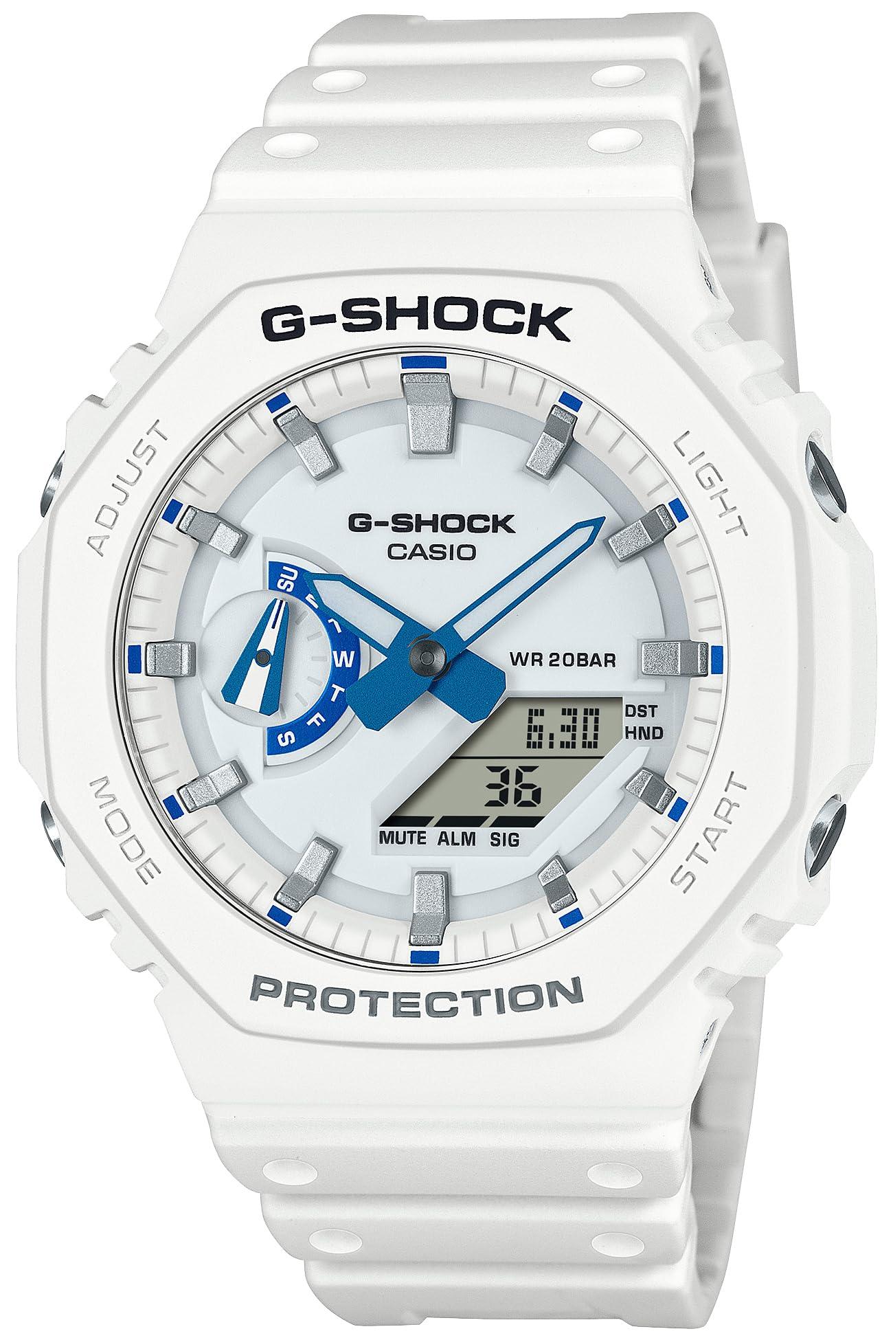 [CASIO] G-SHOCK Watch HIDDEN GLOW SERIES Environmentally Conscious Material GA-2100HDS-7AJF Men's White