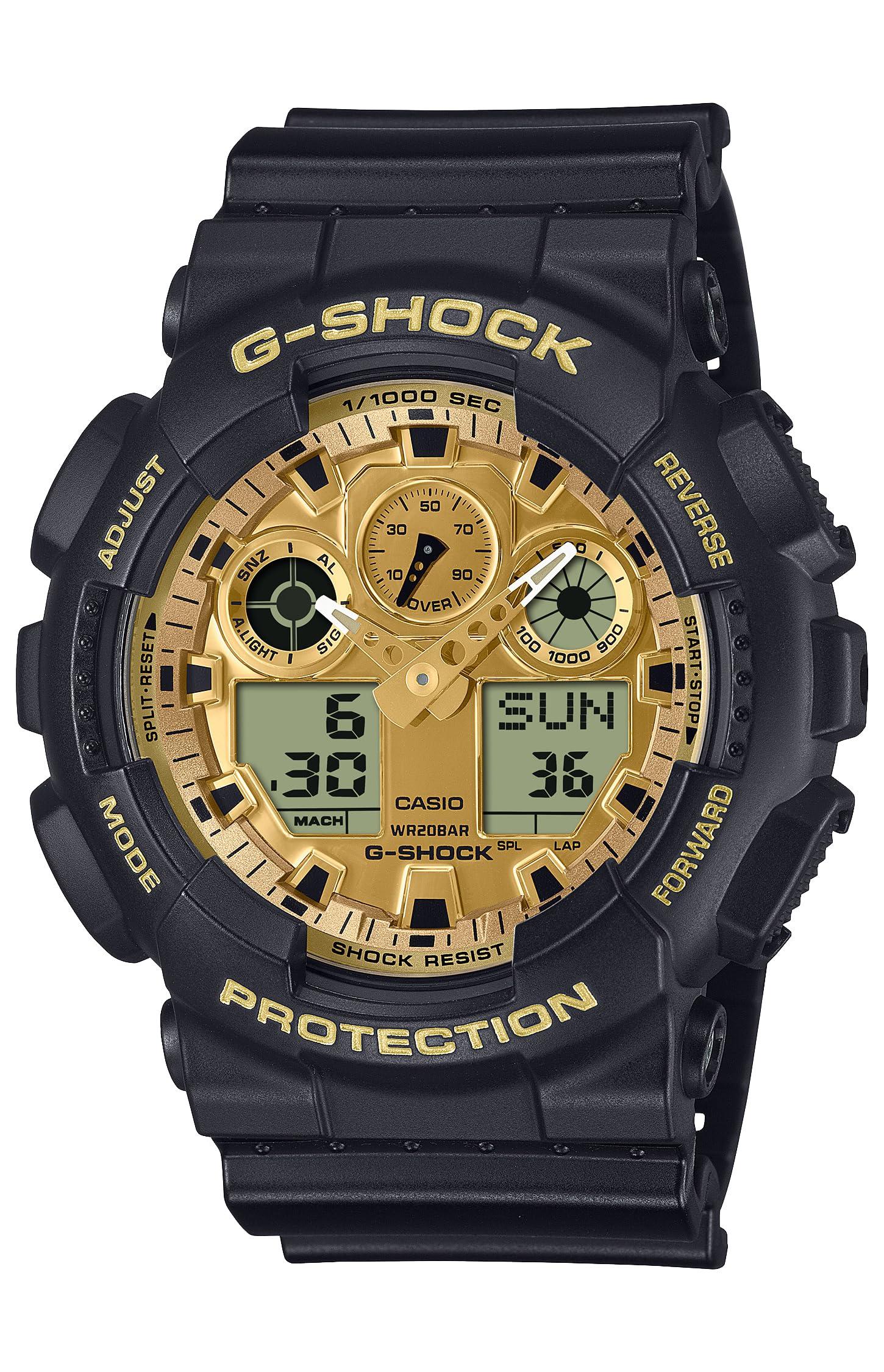 [CASIO] G-SHOCK GA-100GGB-1A9JF Men's Watch Black