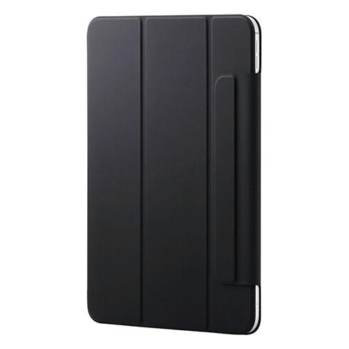 ELECOM 11-inch iPad Pro (M4) Flap Case Ultra-Thin Magnetic Attachment Sleep Mode Compatible Black TB-A25PMWVPF2BK