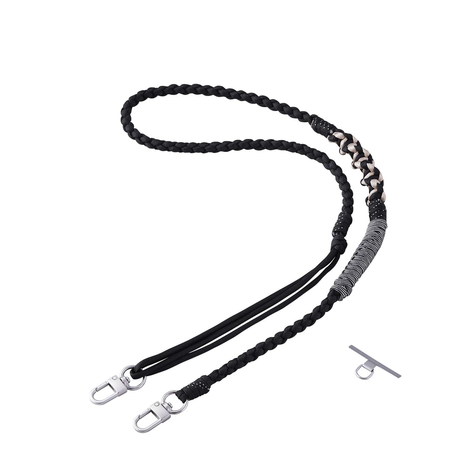 ELECOM Shoulder Strap Knit Pattern Each one carefully handcrafted with a warm knitted texture Black P-STSDH1KNBK