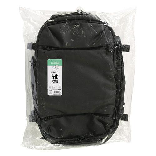 ELECOM Shoe Storage Travel Backpack L Black BM-BPTR01BK