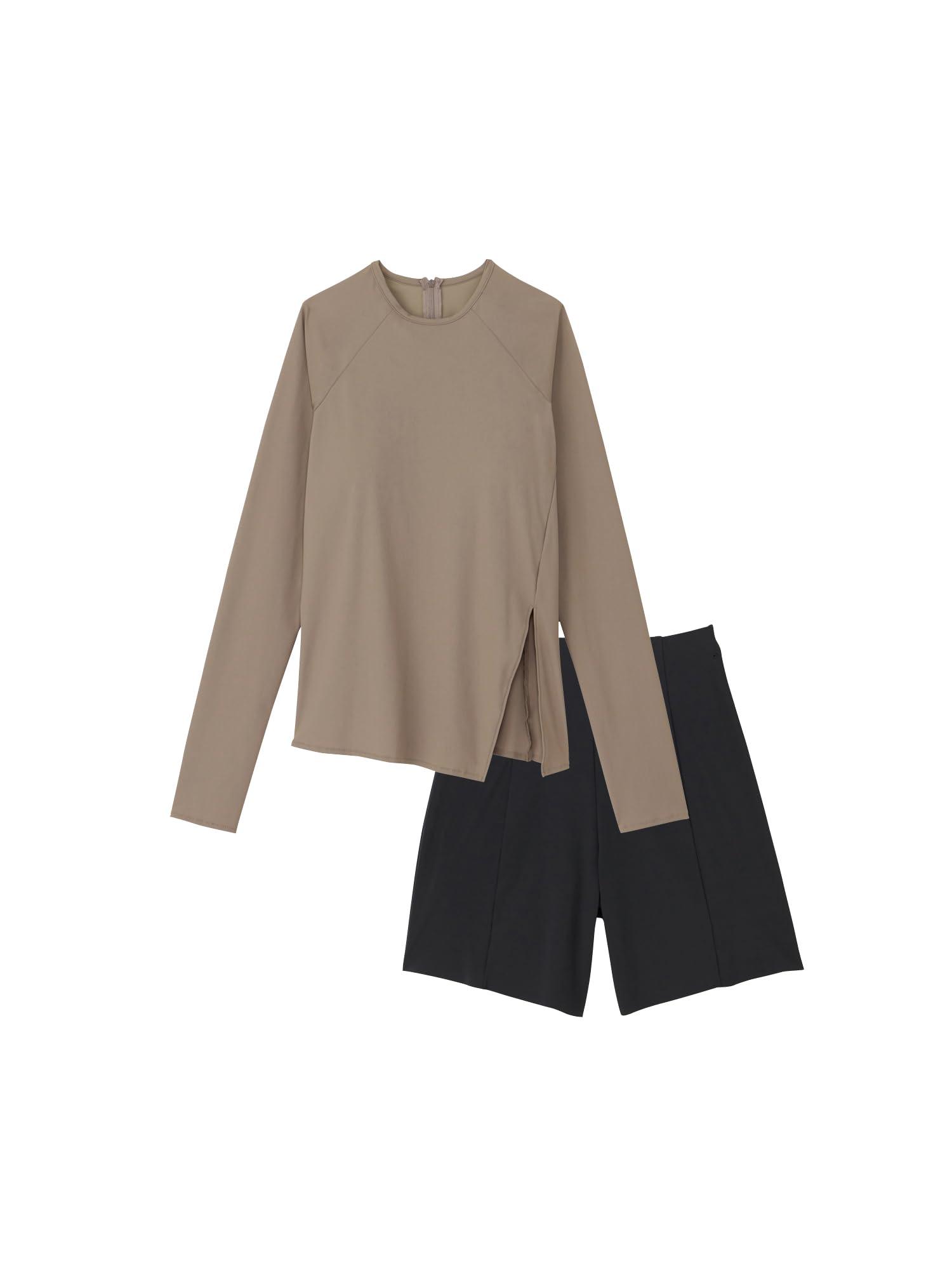 [Speed] Fitness Swimwear L/S Separates Long Sleeve Separates Women's Flagstone M