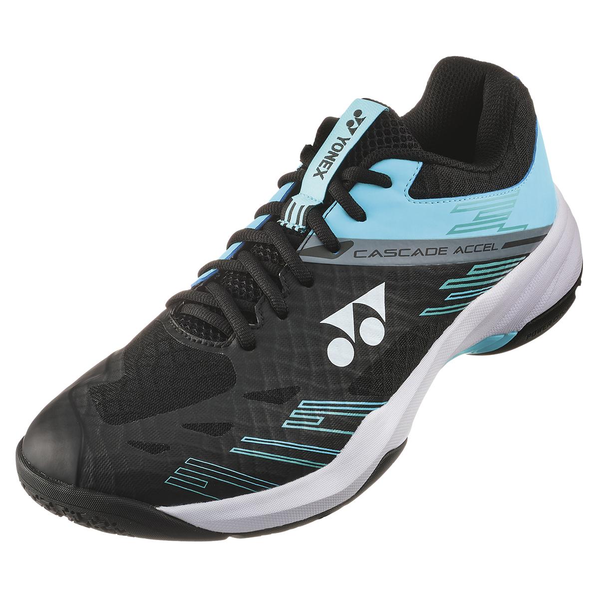 [Yonex] Badminton Shoes Power Cushion Cascade Axel Wide Black/Ice Blue (381) 28.0 cm
