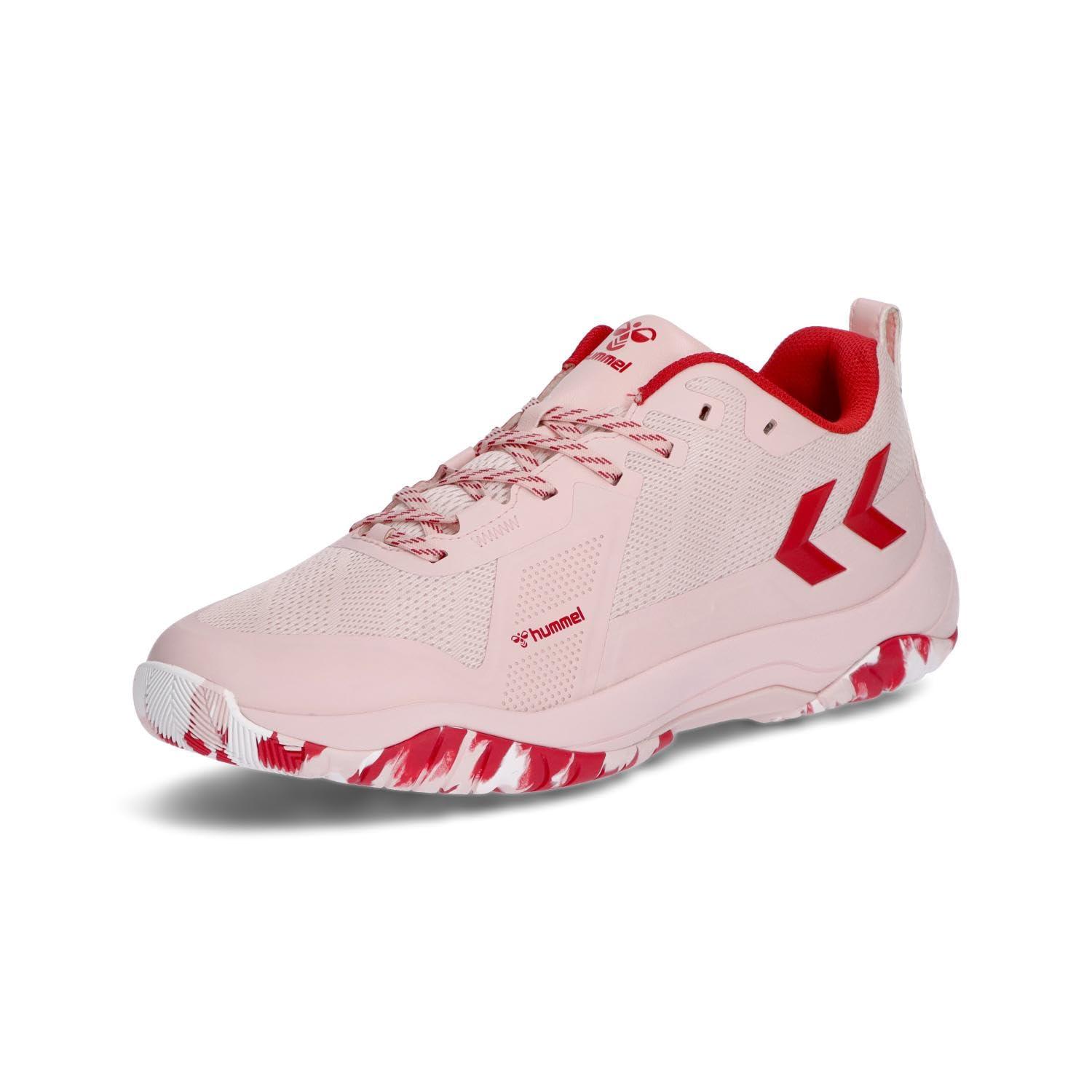[Hummel] Handball Shoes KOMET POWER 3.0 Pink × Red (2520) 29.0 cm