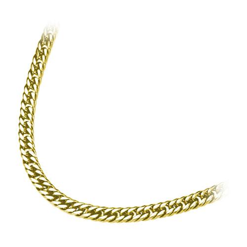 CrazyAngel Necklace Chain Stainless Steel 316L 60cm Thin Gold 0027ca-964