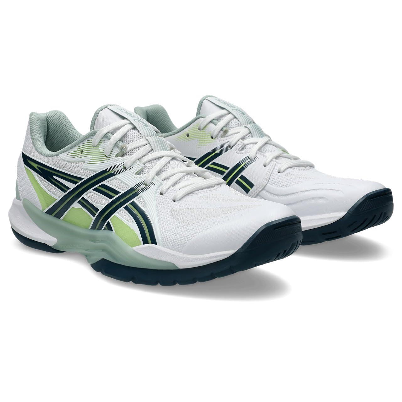 [ASICS] Handball Shoes POWERBREAK FF 1071A101 Men's 104 (White/Tranquil Teal) 26.0 cm 2E
