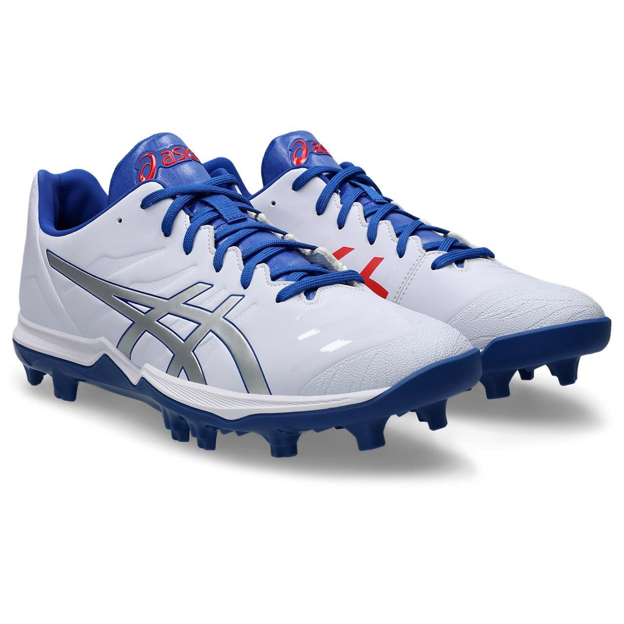 [ASICS] Baseball Shoes GOLDSTAGE FANG 1121A067 Men's 106 (White/Pure Silver) 26.5 cm 2.5E