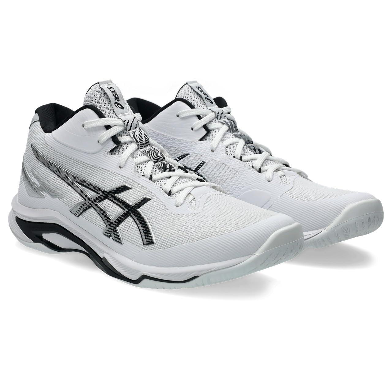 [ASICS] Volleyball Shoes NETBURNER BALLISTIC FF MT 4 1053A071 Unisex Adult 100 (White/Black) 27.5 cm 2E