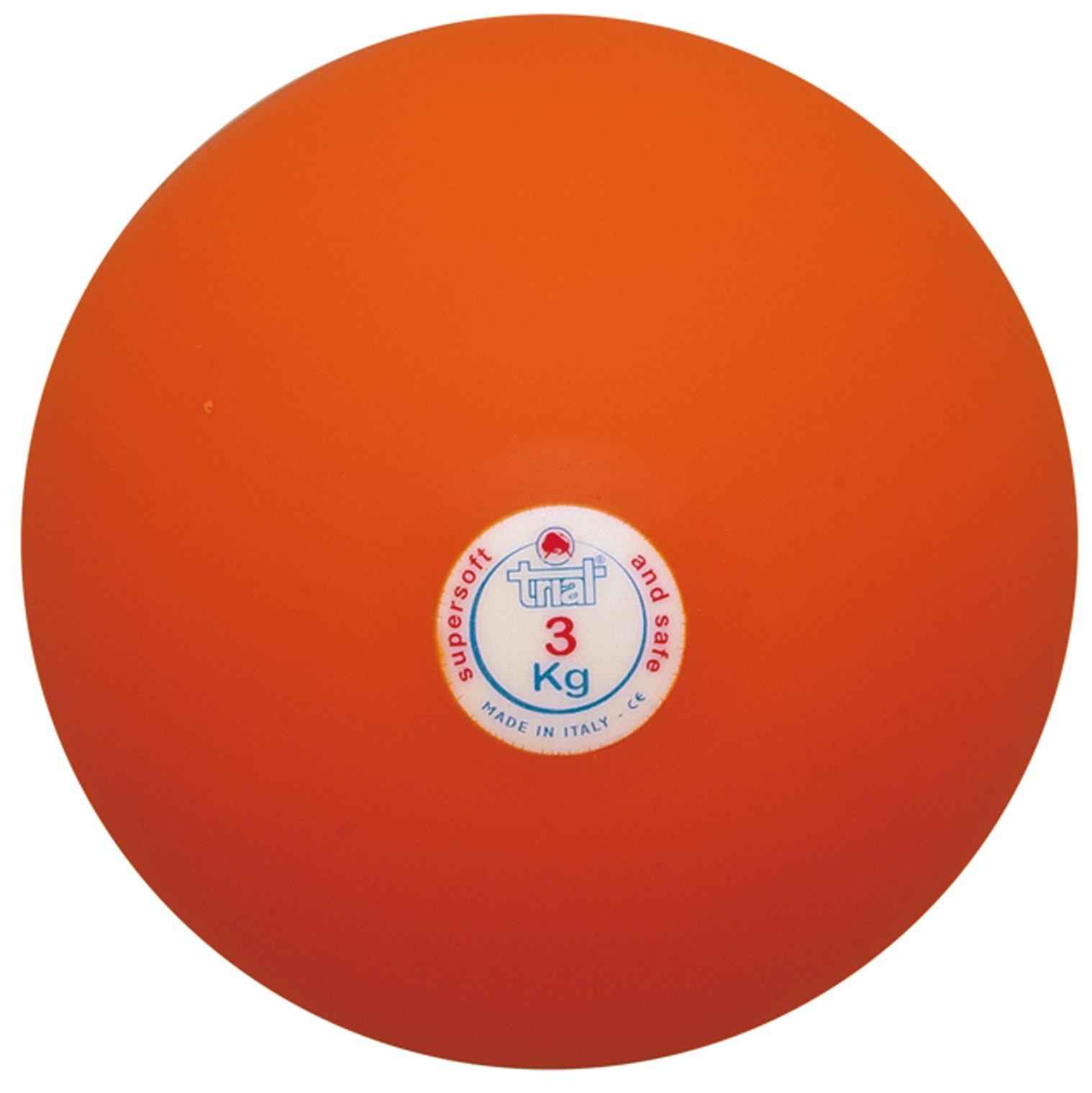 Shot Put, Indoor Use, Soft Rubber, 3.0 kg