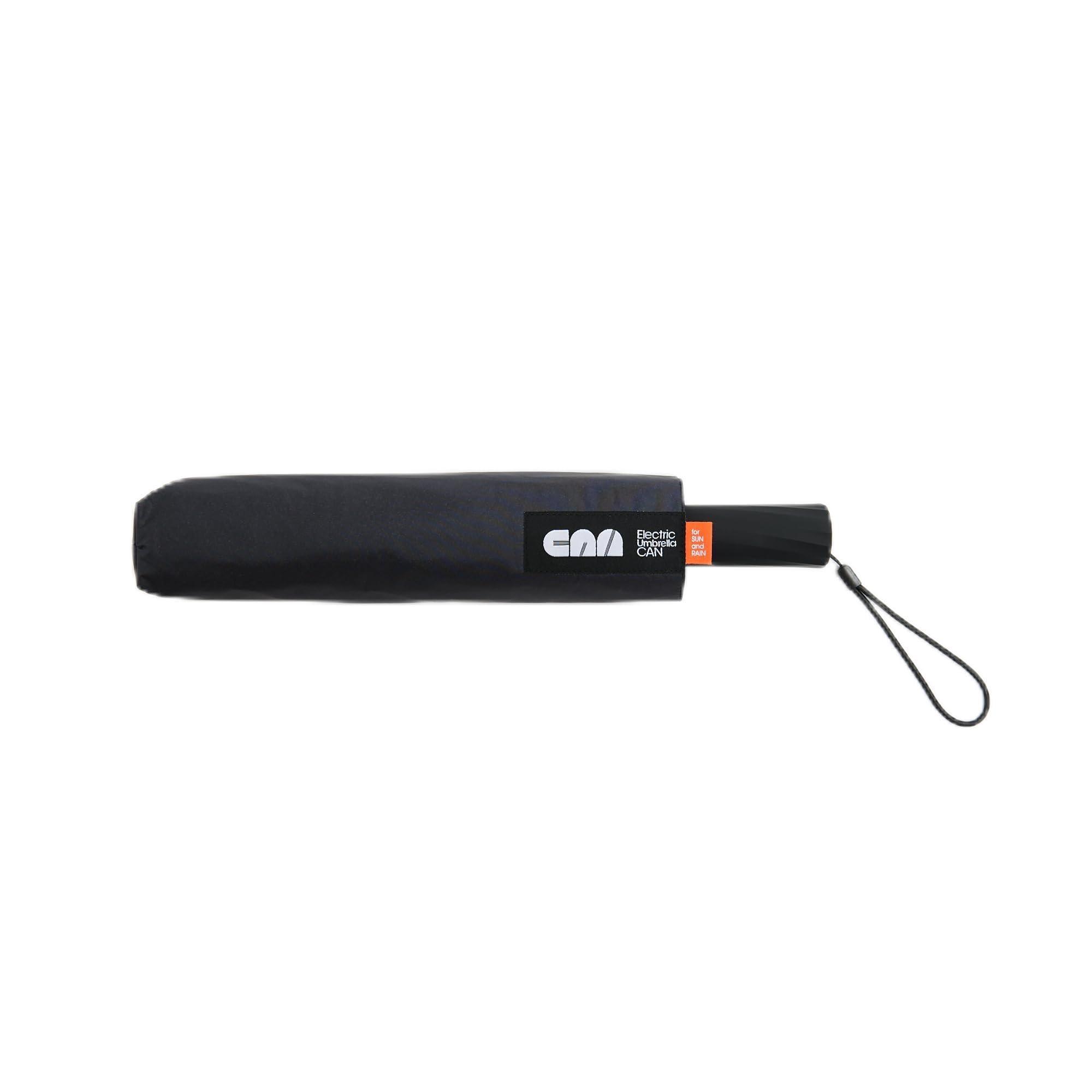 Sangoku 60cm Electric Folding Umbrella CAN Effortless opening and closing with just your thumb Smart umbrella that opens with one hand Gender-neutral design Black C2100102
