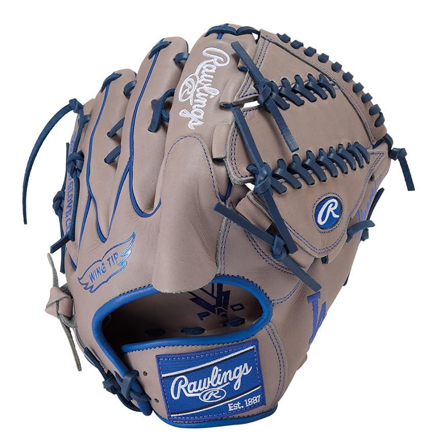 Rawlings Baseball Glove Softball HYPER TECH MLB TEAM GR5HTMA15W Pitcher's Glove Dodgers 2 11.75 Inch ※Right-handed