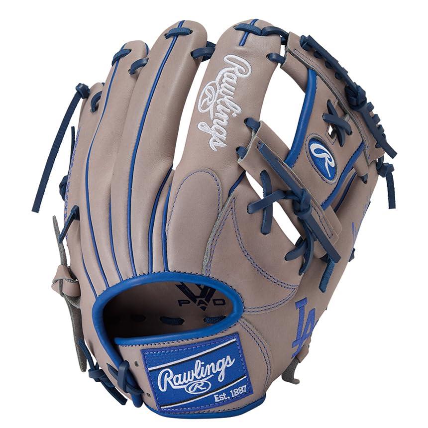 Rawlings Baseball Glove Softball HYPER TECH MLB TEAM GR5HTMN62 Infield Glove Dodgers 2 11.25 Inch ※Right-handed