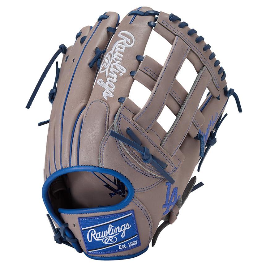 Rawlings Baseball Glove Softball HYPER TECH MLB TEAM GR5HTMY719 Outfielder's Glove Dodgers 2 12.75 Inch ※Right-Handed