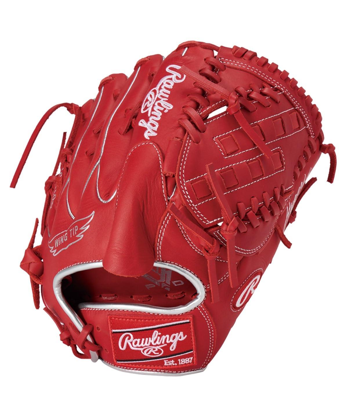 Rawlings Baseball Glove Softball HYPER TECH COLOR SYNC GR5FHTCA15W Pitcher's Glove Scarlet 11.75 Inch ※Right-Handed