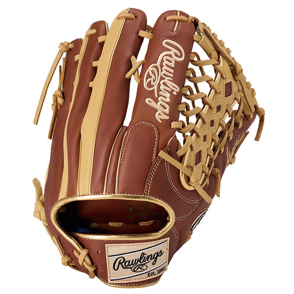 Rawlings Baseball Glove Softball HYPER TECH COLOR SYNC GR5FHTCY719 Outfielder's Brown/Camel 12.75 Inch ※Right-handed