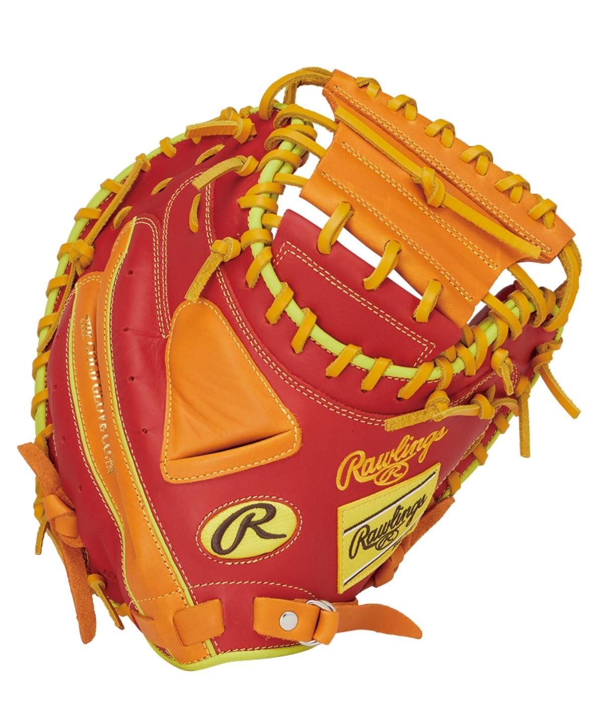 Rawlings Baseball Glove Softball HYPER TECH COLOR SYNC GR5FHTC2AF Catcher's Glove Scarlet/Orange 33 Inches ※Right-handed