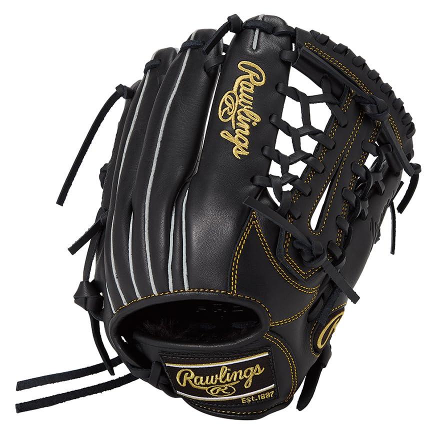 Rawlings Baseball Glove Junior JR. Kids HYPER TECH R9 SERIES GJ5FR9N8L All-Round Use Black L Inch ※Right-Handed