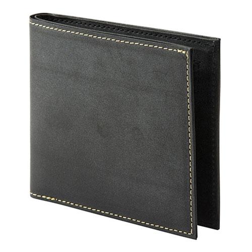 Gadget Link FRUH All-Bridle Leather Smart Wallet Develops a rich patina with use Softens and ages gracefully Black GL031