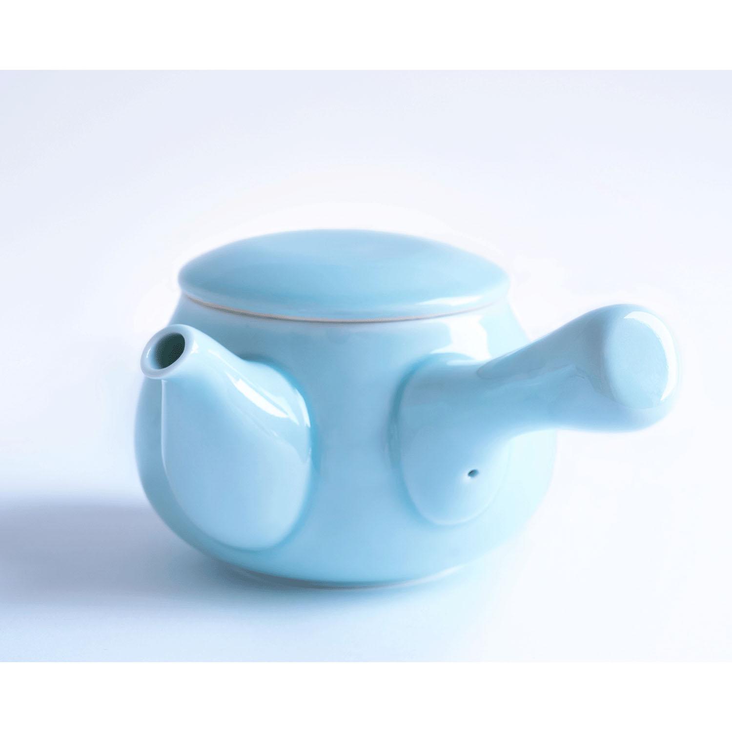 New Structure Teapot Ocha Fuku Teapot 04 Celadon