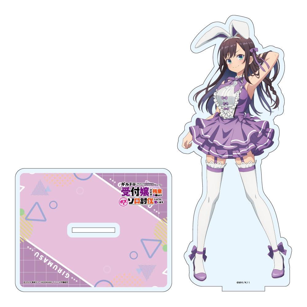 I'm the guild receptionist, but I hate overtime, so I plan to solo the boss. Newly drawn large acrylic stand Alina Clover