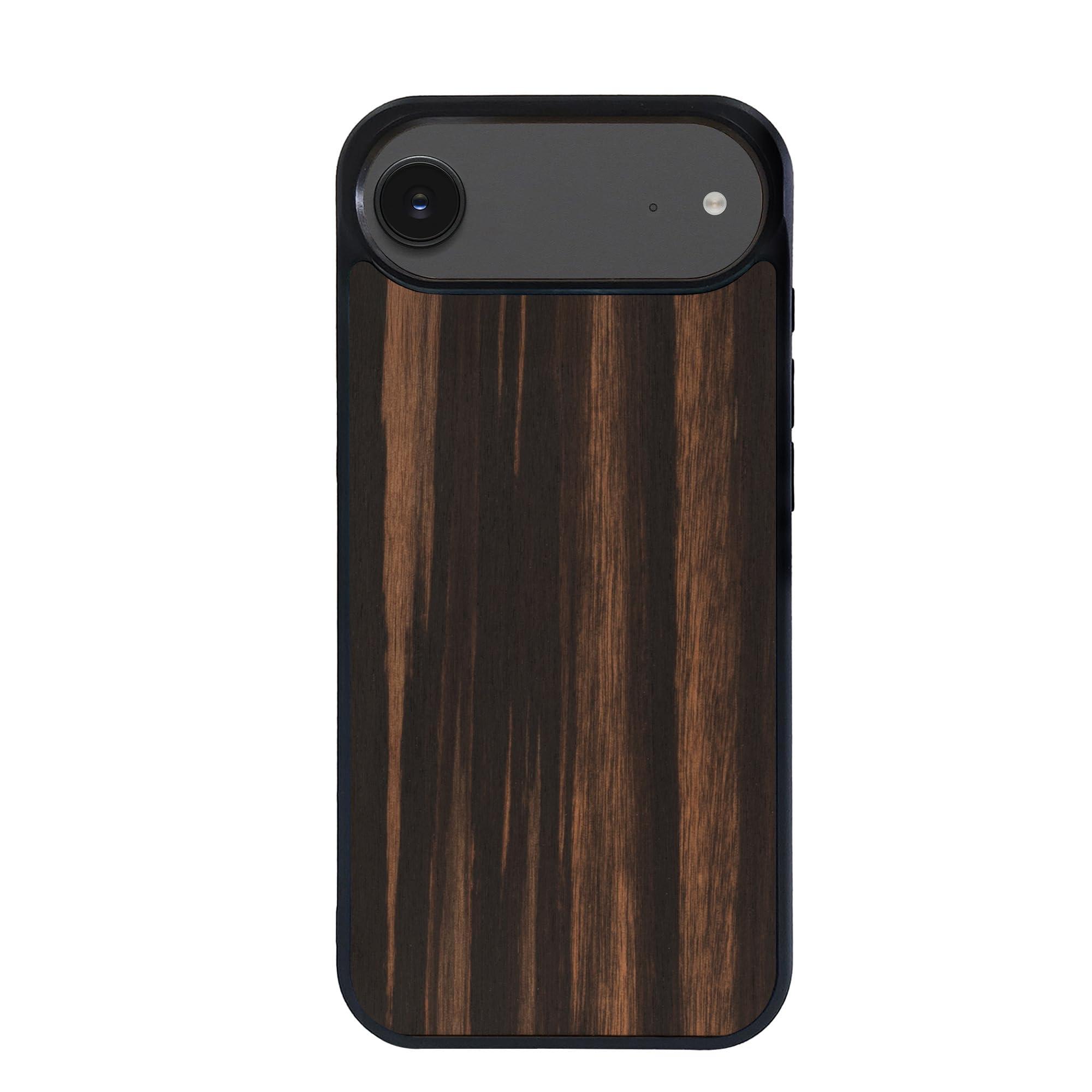 Man & Wood Natural Wood Case for iPhone 17 Air Ebony I28098i17A
