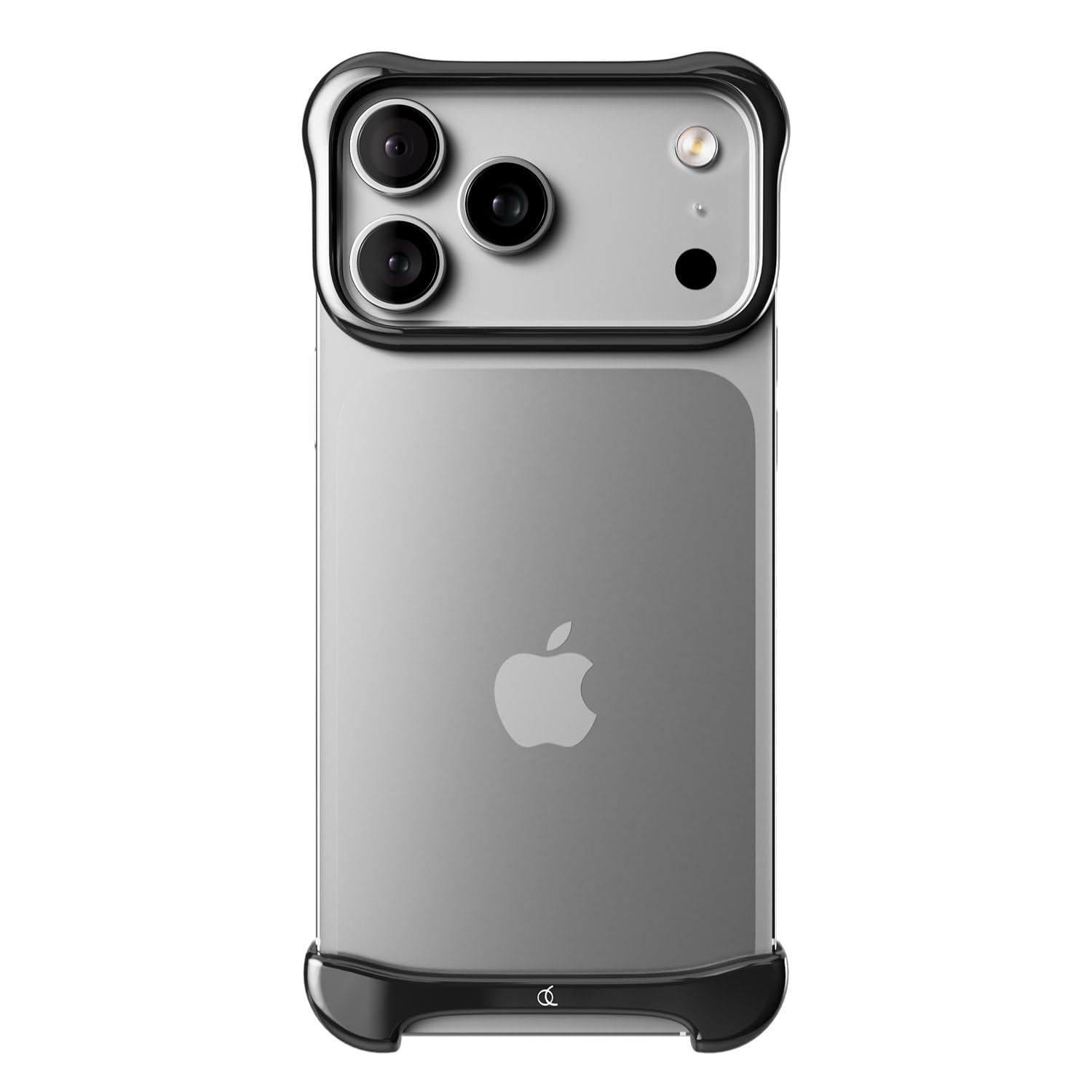 Arc Pulse iPhone 17 Pro Max Case Aluminum Bumper [Aerospace-Grade A7075 Mirror Finish PVD-Coated Aluminum Alloy Ultra-High-Strength Duralumin Impact-Resistant Shock-Absorbing Dual-Layer Slide-On Installation Magsafe Compatible...]