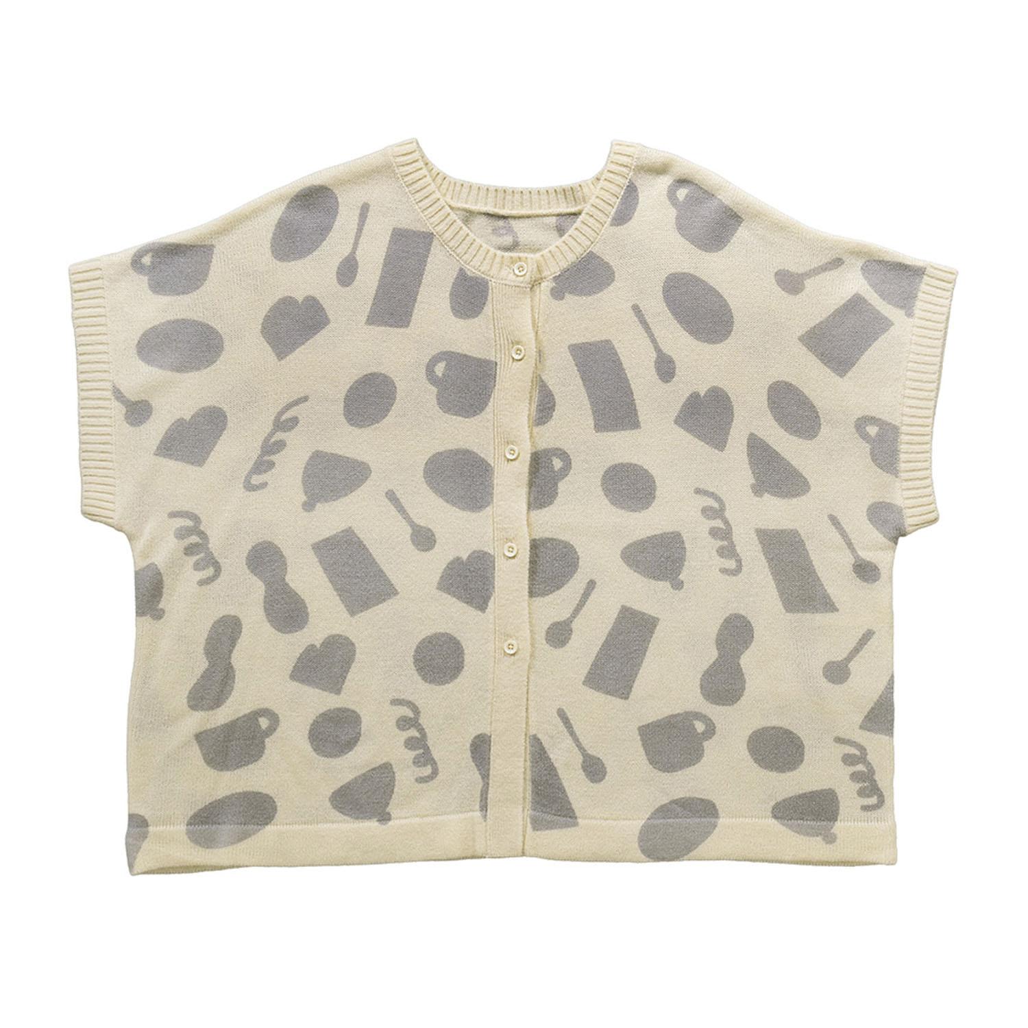 Keitto Rucka Moment Print Vest Ivory M