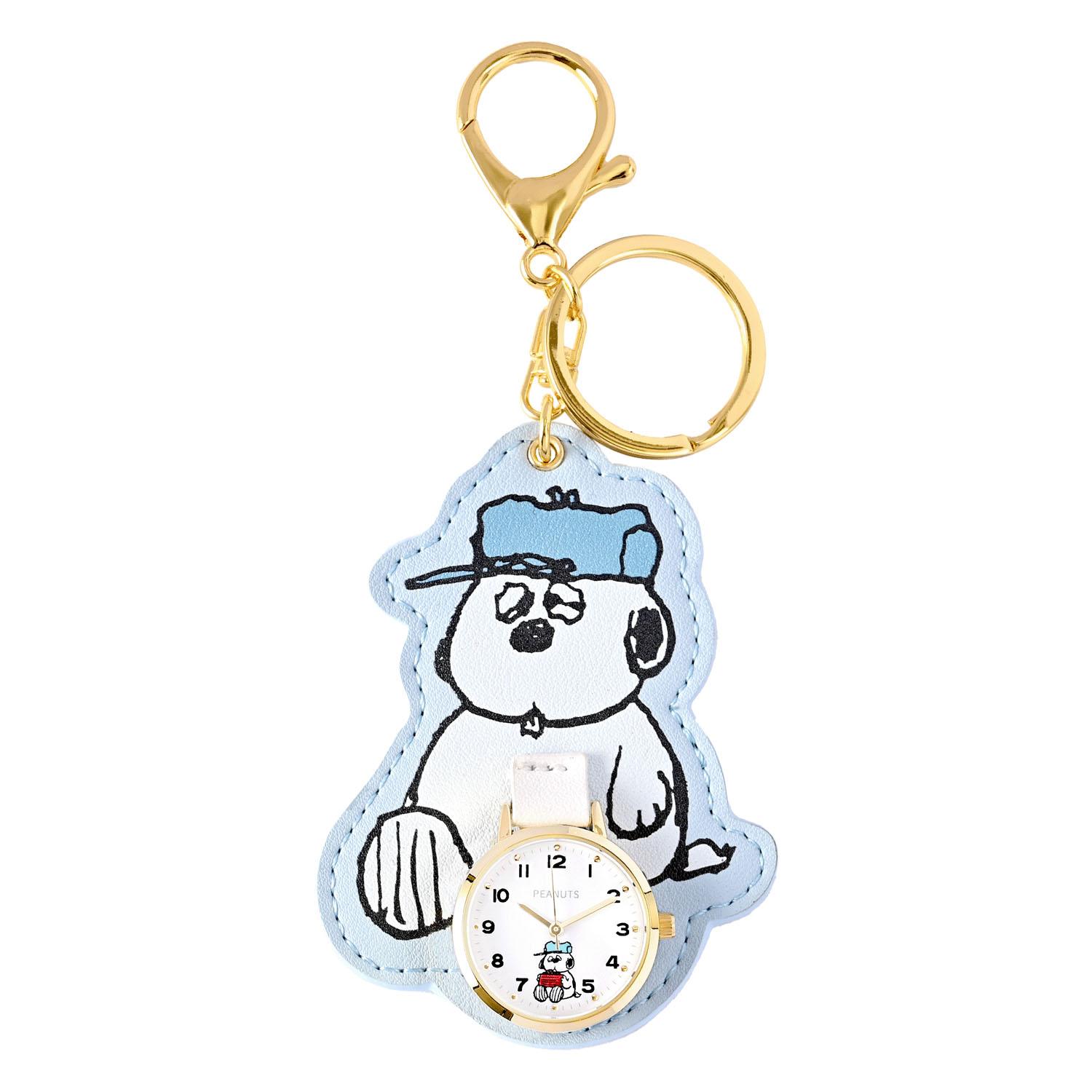 PEANUTS Die-Cut Charm Watch 03 Light Blue