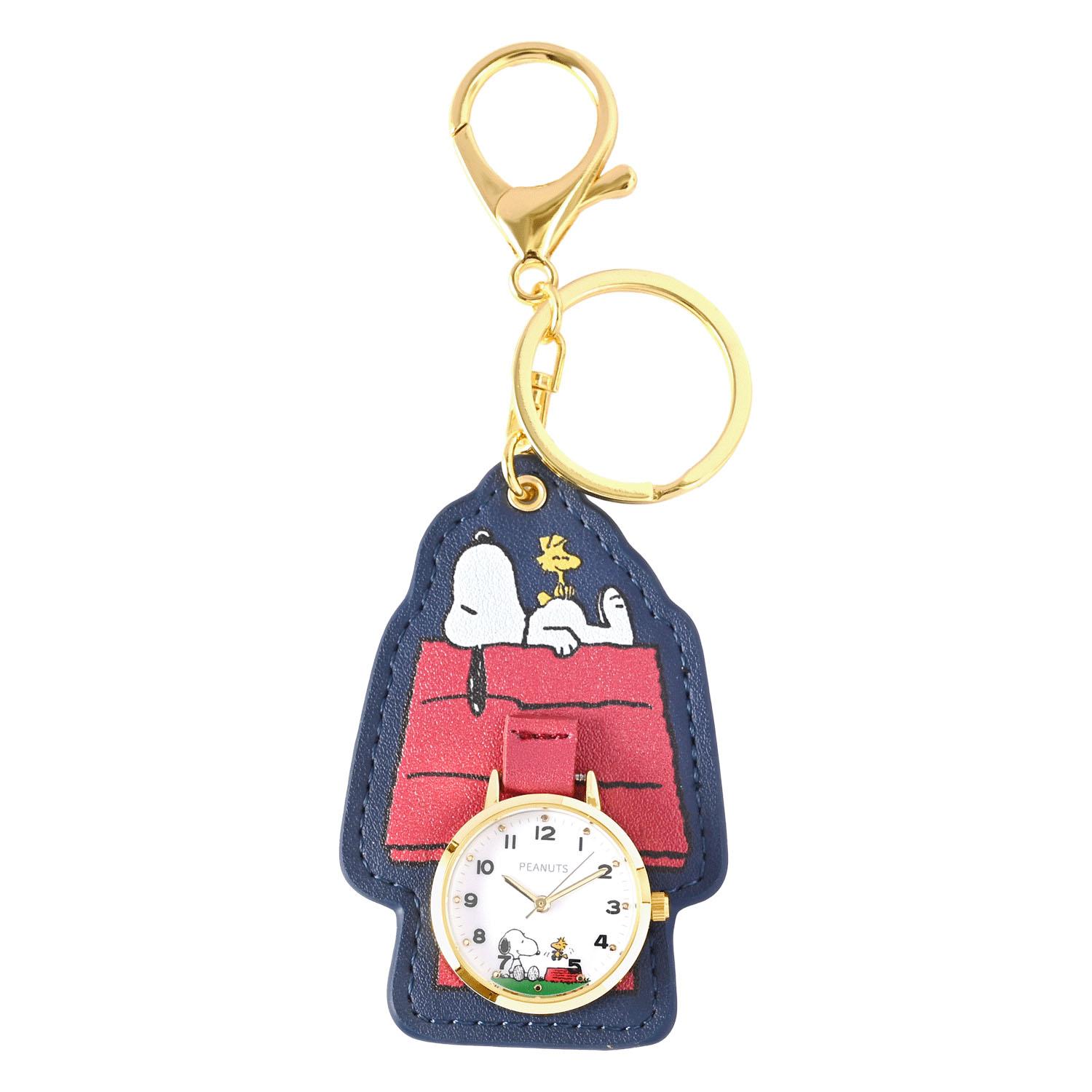 PEANUTS Die-Cut Charm Watch 05 Navy