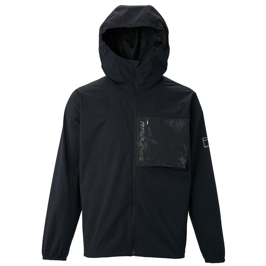 Stretch-Woven Hooded Jacket
