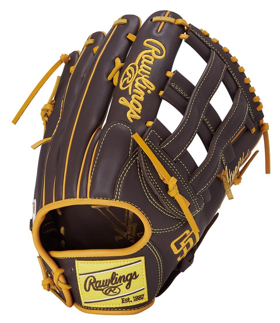 Rawlings Baseball Glove Softball Adult HYPER TECH MLB TEAM GR5HTMY719 Padres [Outfielder] Size 12.75 ※Right-handed (Left-hand wear)