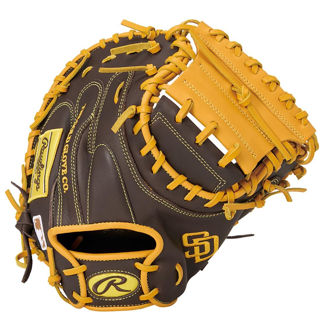Rawlings Baseball Glove Softball Adult HYPER TECH MLB TEAM GR5HTM2AC Padres [Catcher's Glove] Size 33 ※Left-handed (Right-hand wear)