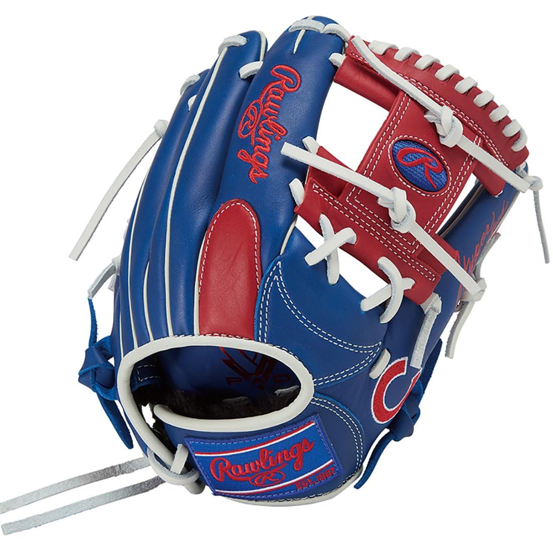 Rawlings Baseball Glove Softball JR. Kids Junior HYPER TECH MLB TEAM GJ5HTMG9M Cubs [All-Round Use] Size M ※Left-handed (Right-hand wear)