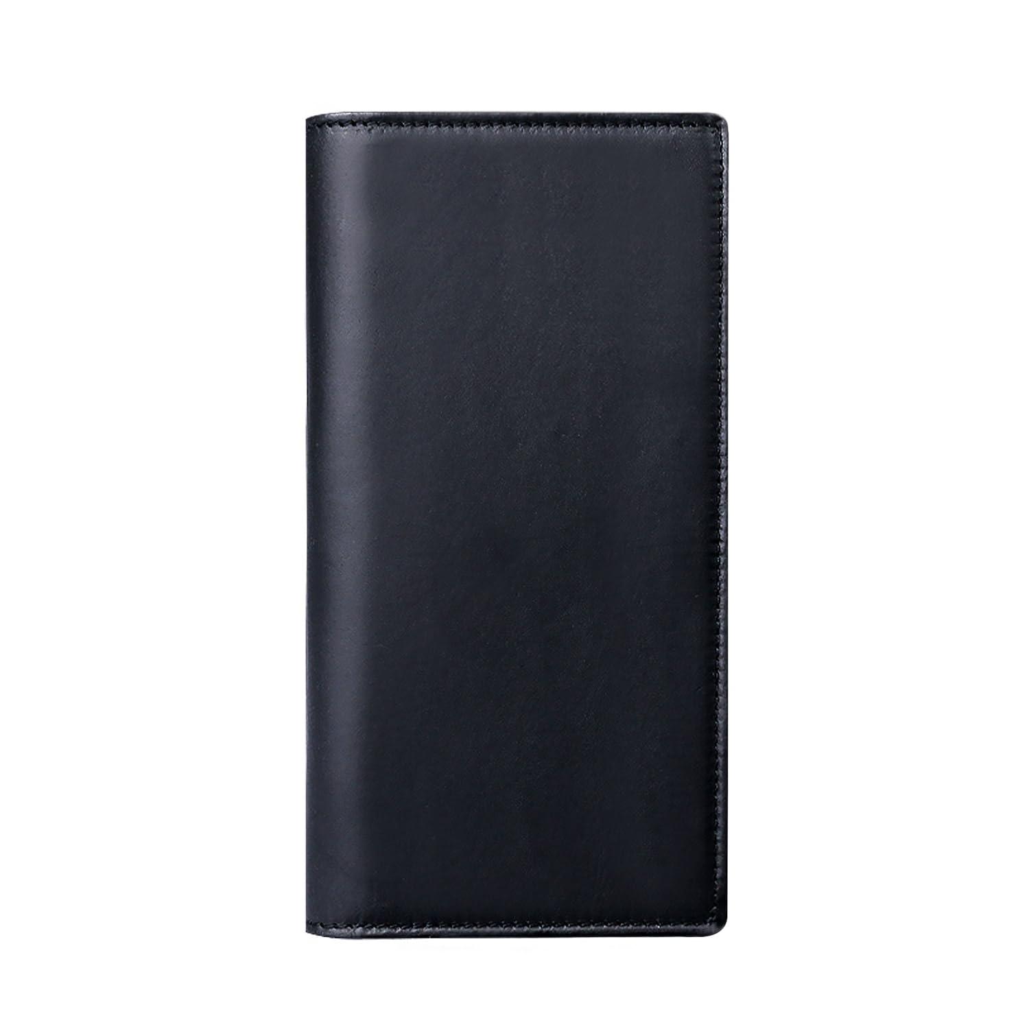 ABBI SIGNATURE LISCIO Italian Leather MagSafe-Compatible Diary Case for iPhone 17 Black ABS27848i17