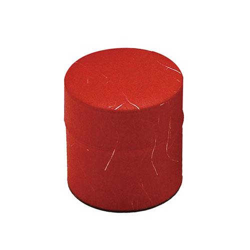 Yamaco Temahima Workshop Pop-Kan S A cute container finished by wrapping natural Japanese paper around a tea can Red yamaco81328X5