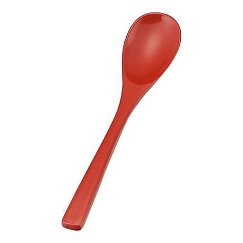 Yamaco Yumi Professional Use Genuine Lacquer Dessert Spoon Small Vermilion yamaco08323X5