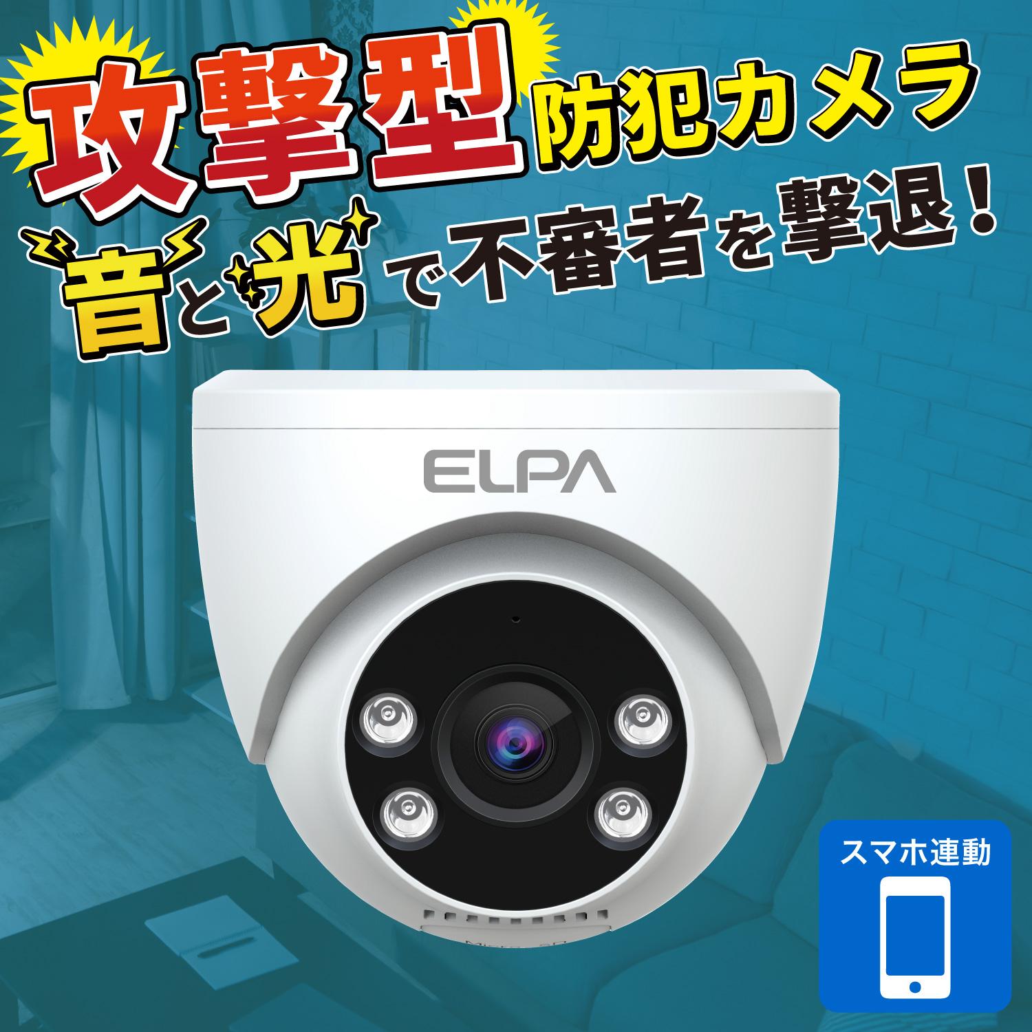 ELPA Security Camera Designed by Security Experts Indoor Dome Camera AC Power TBC-DC300